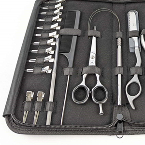 ชุดคีมต่อผมสเตนเลสเกรดสำหรับการผ่าตัดแบบมืออาชีพชุดเครื่องมือด้ายคลิปตะขอดึงห่วงกรรไกร - Product Image 4