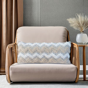 Superventas, fundas de almohada geométricas tejidas de poliéster y lino cuadradas ecológicas hechas a mano bohemias para el hogar, dormitorio, sala de estar, Hotel - Product Image 5