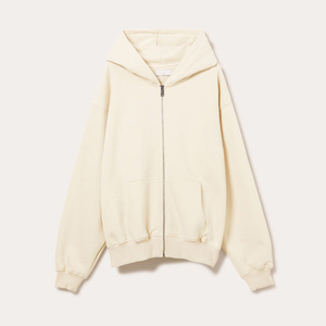 Sweat à capuche zippé streetwear pour homme - Haute qualité 100% coton molletonné écologique Hiver Service OEM personnalisé pour les tendances des jeunes - Product Image 1