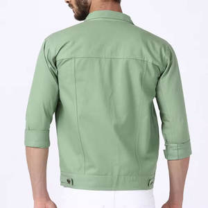 Chaqueta Vaquera para Hombre, Estilo Casual Urbano, Hecha en Pakistán, Color y Talla Personalizables, 100% Algodón, Ecológica, de Secado Rápido y Transpirable - Product Image 2