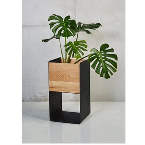 Macetas de madera de lujo para exteriores e interiores, uso para decoración de hogares y hoteles con soporte de madera - Product Image 5