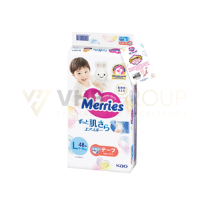 เมอร์รี่ส์ เบบี้ เทปไดเอเปอร์ส ผลิตในเวียดนาม (NB/S/M/L/XL) - Product Image 3