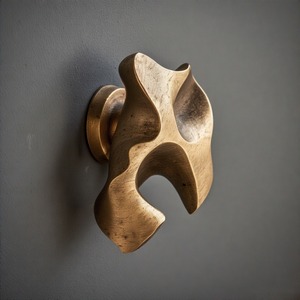 Bouton en laiton massif OrnatePeak avec poignée de tiroir de placard d'inspiration baroque pour villa, hôtel, meubles, appartement - Product Image 6