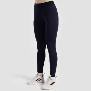 Leggings de sport taille haute Run Rise bleu marine, coupe ajustée, compression, sans coutures, en nylon/spandex, avec effet tie-dye - Product Image 3