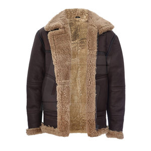 Outdoor Wear <b>Men</b> <b>Sheepskin</b> <b>Jacket</b> Weather Wear <b>Men</b> <b>Sheepskin</b> <b>Jacket</b> Durable <b>Men</b> Winter <b>Jacket</b> - Product Image 3