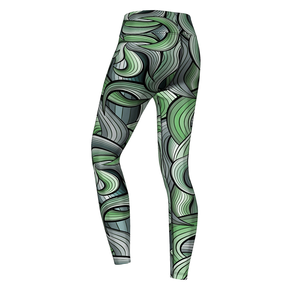 Leggings de gymnastique respirants imprimés personnalisés de vente en ligne Meilleur vendeur - Product Image 5