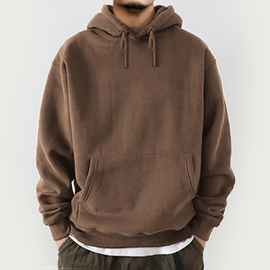 Sweat à capuche unisexe en polyester/coton, personnalisable avec logo brodé, épais, coupe oversize, vierge, haute qualité, motif dessin animé, automne - Product Image 4