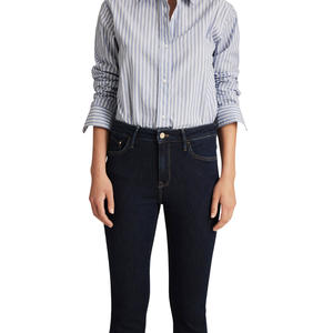 Jeans de Mujer al por Mayor, Personalizados OEM ODM, Mezclilla Premium, Cintura Alta, Pantalones Holgados, Producción de Moda Directa de Fábrica - Product Image 4