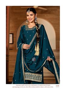 Nouvelle collection d'été Les femmes portent du Salwar Kameez pakistanais avec du Dupatta assorti pour un look élégant aux prix de gros - Product Image 5
