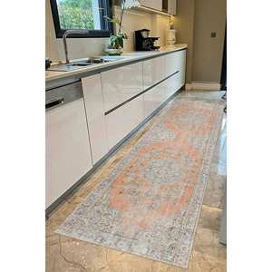 Medallion Turkish <b>Rug</b>: Non-Slip <b>Boho</b> Office Decor, Printed <b>Rug</b>,Nonwoven Soft <b>Rug</b> - Product Image 4