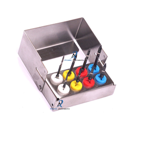 Kit de forets pilotes dentaires, ensemble de 8 outils d'expansion osseuse de chirurgie implantaire avec forets en acier inoxydable pour procédures orales - Product Image 3