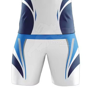 Conjunto de uniforme de fútbol de equipo de hecho profesional, ropa deportiva cómoda, ligera, de secado rápido, transpirable, 100% poliéster en Stock - Product Image 5