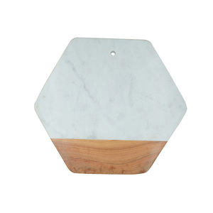 Tabla de cortar de mármol y madera blanca de excelente calidad para uso en restaurantes y hoteles a un precio asequible - Product Image 1