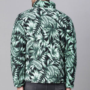 Veste rembourrée en coton réversible grande taille à la mode avec fermeture éclair au design unique Logo personnalisé et technique de sublimation du capuchon de remplissage - Product Image 4