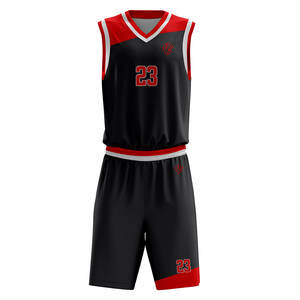 Maillot de basket-ball 100% polyester pour jeunes, uniforme de basket-ball pour l'entraînement sportif, sublimation - Product Image 4
