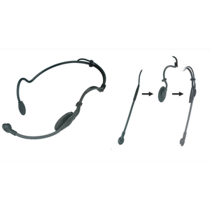 Microphone à bandeau pour casque filaire monté sur le cou - Product Image 1