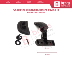BDP1362 support de loquet en verre de fenêtre de porte coulissante arrière pour Transit Tourneo Courier C4A B460 MK1 2014-2023 HT76-A25722-BD 5 portes - Product Image 6