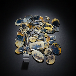 หินควอตซ์ซาจาร์ธรรมชาติคุณภาพสูง รูปทรงผสมแบบคาโบชอง เหมาะสำหรับทำจี้เครื่องประดับ - Product Image 2