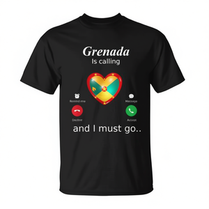 La Grenada sta chiamando e devo andare: maglietta con design della bandiera per gli amanti dei viaggi - Product Image 2