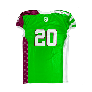 เสื้อเจอร์ซีย์อเมริกันฟุตบอลเสื้อกีฬาแขนสั้นแห้งเร็วระบายอากาศได้ดีไซส์พิเศษออกแบบได้ตามต้องการ - Product Image 2