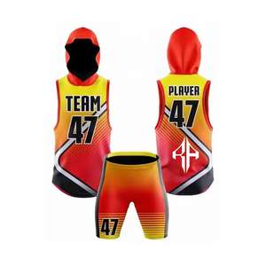 Nuevo Uniforme de Fútbol Americano 7v7 para Hombre, de Spandex/Poliéster, para Todas las Temporadas, de Alta Calidad, con Capucha, RIVIAN ATLANTIC - Product Image 2