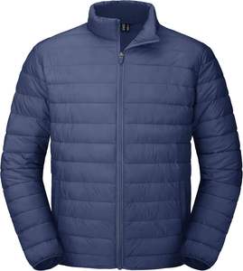 Chaqueta acolchada para hombre, abrigos ligeros y cálidos de invierno, chaqueta aislante repelente al agua a prueba de viento - Product Image 1
