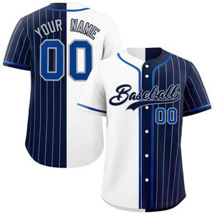 Camiseta de béisbol con estampado bordado personalizado para hombre al por mayor, camiseta de béisbol transpirable de talla grande con diseño de botones completos para equipo - Product Image 5