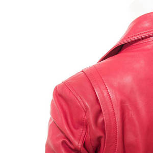 Premium Quality Women's Casual Leather Jackets Breathable Comfortable Satin <b>Fabric</b> Front Zip Custom Colors Autumn Season - Product Image 5