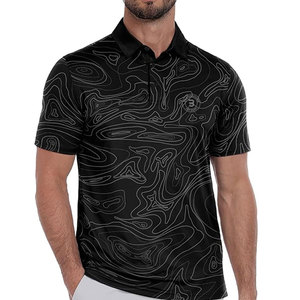 เสื้อโปโลกอล์ฟผู้ชาย แห้งเร็ว ผ้าสเตรช ใส่สบาย เสื้อโปโลกอล์ฟ ชุดกีฬากลางแจ้ง - Product Image 2