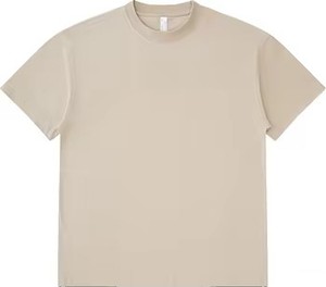 Wholesale Men's Short Sleeve T-Shirts | 200gsm Woven Cotton Polyester Blend | Blank Eco-Friendly Summer Tees Custom <b>Logo</b> Print - Product Image 3