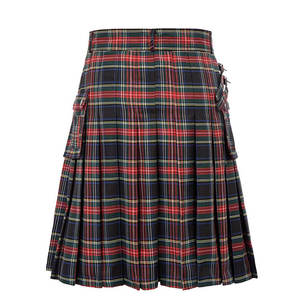 Peso ligero Venta caliente En stock Kilts escoceses Estilo único Hecho a medida Color sólido Kilts escoceses - Product Image 3