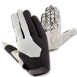 Guantes de moto de cuero genuino Guantes de cuero de motocross Pantalla táctil impermeable Deportes al aire libre Protector de equitación para carreras - Product Image 5