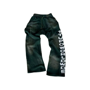 Custom printed Men <b>Distressed</b> Embroidery sweatpants at hot price and <b>top</b> selling - Product Image 2