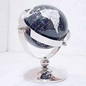 Aluminio Metal forma redonda brillante pulido escritorio globo estilo lujo hecho a mano Venta caliente más alta calidad - Product Image 2