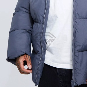 Veste à bulles personnalisée de style nouveau avec un manteau de haute qualité en gros avec logo et design personnalisés Veste à bulles gonflée pour hommes - Product Image 6