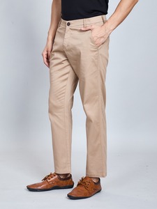 กางเกงลำลองผ้าแคนวาสสี100% สำหรับผู้ชาย, กางเกงทางการสไตล์คลาสสิกพรีเมี่ยมเนื้อผ้าแคนวาสสำหรับใส่ได้ทั้งวันสวมใส่สบายและไม่ตกยุค - Product Image 4