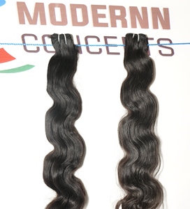 Unprocessed 100% Cuticle Aligned Straight Virgin Remy Indian Human <b>Hair</b> Lace Front Weaving Bodywave Temple Extension 100g Easy - Product Image 2