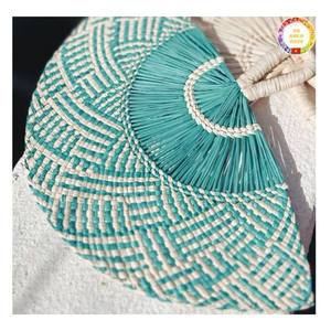 Vente chaude Seagrass Handfan Vietnam Écologique Artisanat À La Main Pour Les Événements En Plein Air Seagrass Handfan Approvisionnement Fiable À L'exportation - Product Image 1
