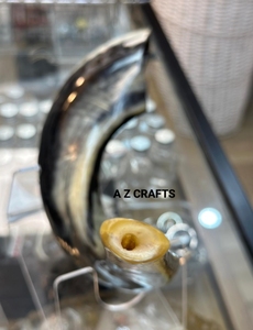 Venta al por mayor Kosher Shofar Cuerno de carnero grande Instrumento musical Pulido natural Utilizado para fines religiosos judíos - Product Image 4