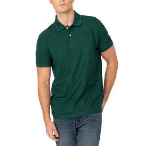 Polos de golf de manga corta para hombre de verano, logotipo personalizado bordado, ropa informal de secado rápido, camiseta Polo con botones en blanco - Product Image 1