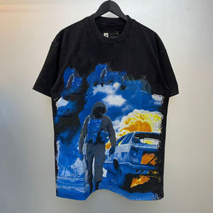 T-shirts unisexe en coton T-shirts imprimés personnalisés OEM T-shirts vierges pour hommes et femmes Fabricant de chemises en gros - Product Image 4