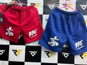 Nouveau design été hommes pantalons fitness shorts couleur unie polyester coton short de sport ceinture réglable poches à glissière - Product Image 5