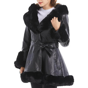 Premium Quality Hot Selling Formal Long Overcoat for Women Winiter Wear Breathable Quick Dry <b>Down</b> <b>Filled</b> Woven Leather - Product Image 2