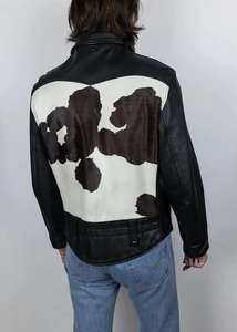 Chaqueta de Cuero para Hombre, Color Sólido, Informal, Impermeable, Cortavientos, Estilo Urbano, Nueva Moda, Cómoda para Invierno - Product Image 5