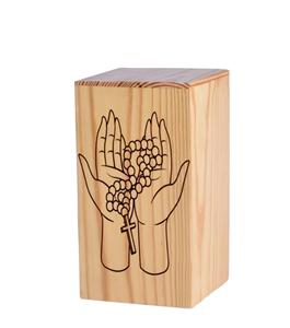 Rosewood <b>Urn</b> for Human Ashes - Tree of Heart Wooden Box - Personalized Cremation <b>Urn</b> for Ashes Handcrafted <b>Large</b> Wooden - Product Image 1