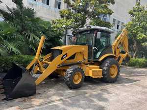 รถตักล้อยาง CAT 420F รุ่นปี 2020 น้ำหนักบรรทุก 9 ตัน พร้อมบุ้งกี๋และปั๊ม  เครื่องยนต์ Cat มือสอง สีเหลือง - Product Image 4