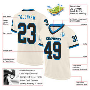 Elite Mesh Authentic Throwback Football Jersey Club Team Uniform Game Ready Ropa deportiva para partidos de entrenamiento universitario juvenil - Product Image 4