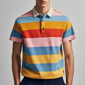 Verano negocios Casual polos hombres 2025 nueva moda transpirable lujo manga corta Polos hombres alta calidad Tops hombres ropa - Product Image 4