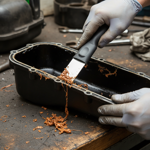 Outil de grattoir d'élimination de la rouille de réparation de carrosserie en acier à haute teneur en carbone Conception de poignée ergonomique pour le nettoyage de la peinture du disque de frein Atelier automobile - Product Image 2