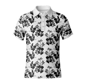 Camiseta de golf de secado rápido antiarrugas de poliéster LICRA para hombre al por mayor OEM - Product Image 6